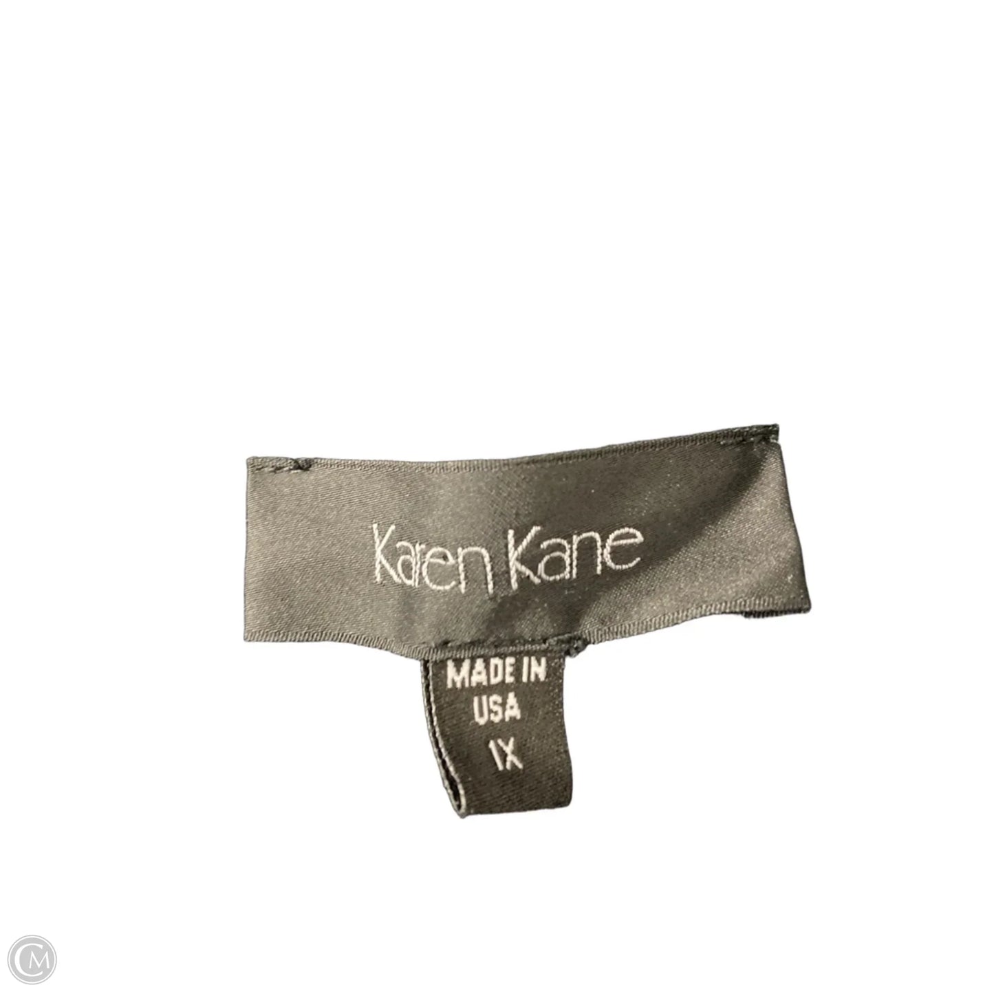 Dress Casual Short By Karen Kane In Black & White, Size: 1x