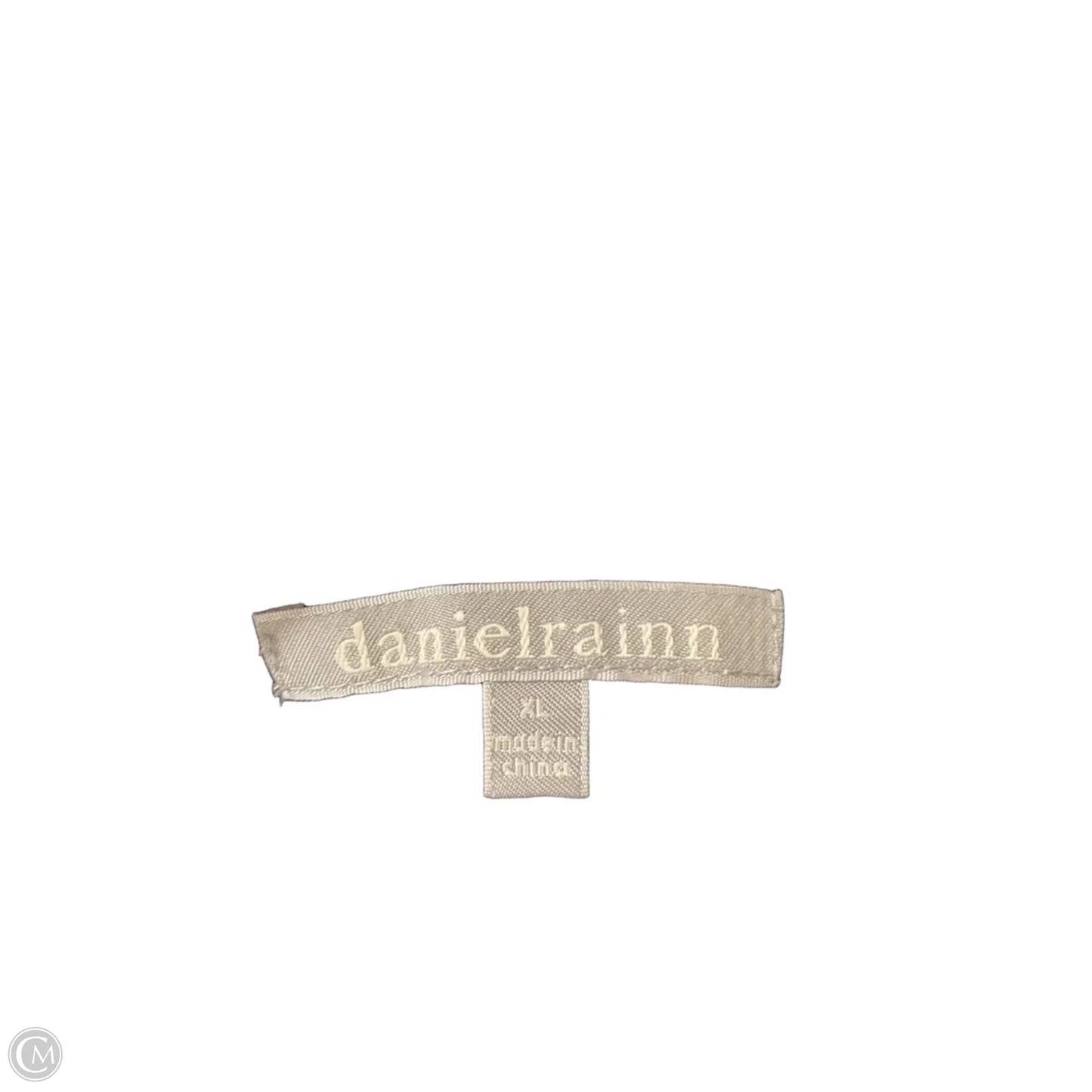Sweater By Daniel Rainn In Black & Pink, Size: Xl