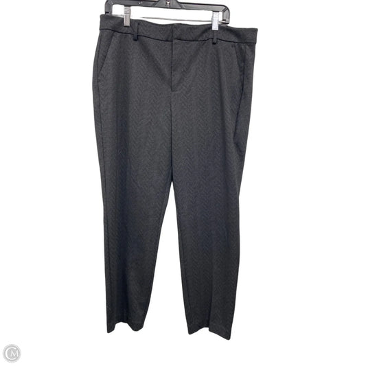 Pants Dress By Liverpool In Black & Grey, Size: 16