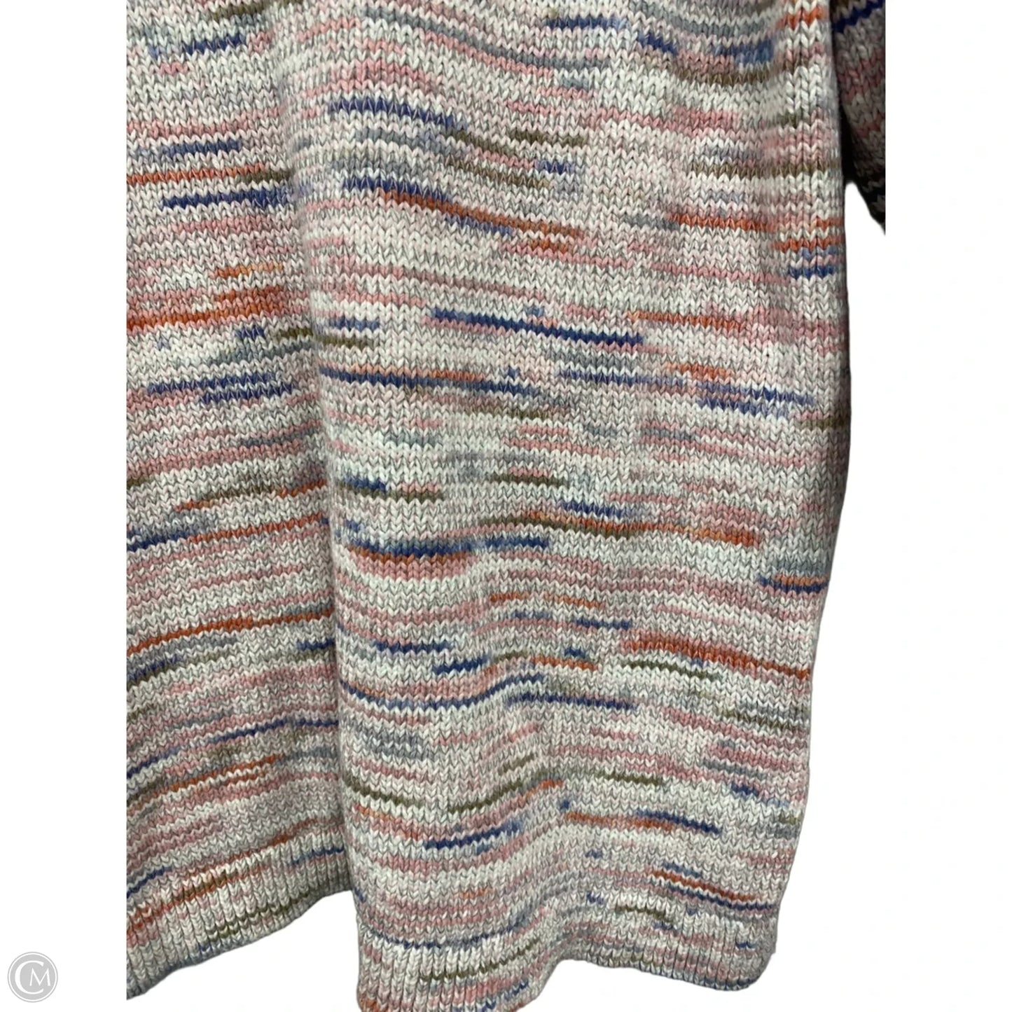 Sweater By J. Jill In Cream & Pink, Size: Lp