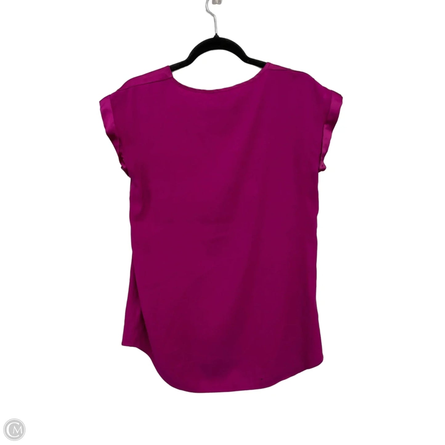 Top Short Sleeve By Express In Purple, Size: M