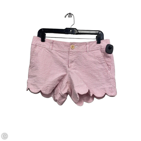Shorts Designer By Lilly Pulitzer In Pink & White, Size: 6
