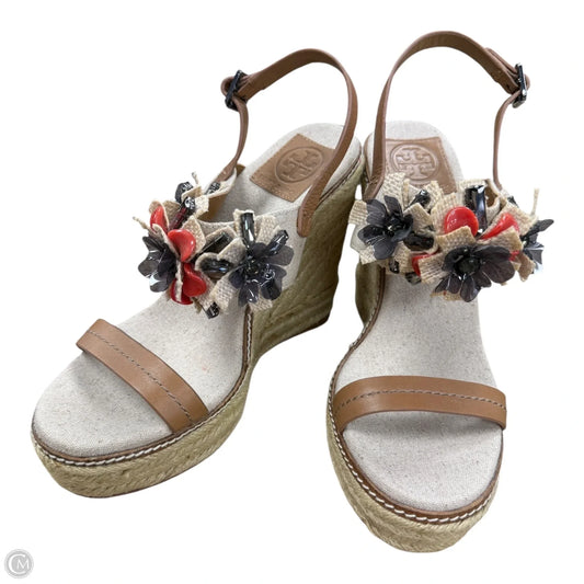 Sandals Designer By Tory Burch In Tan, Size: 9.5