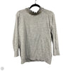Sweater By Talbots In Grey & Silver, Size: L