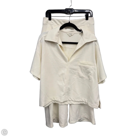 Lounge Set Pants By Max Studio In Cream, Size: M