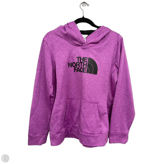 Sweatshirt Hoodie By The North Face In Black & Purple, Size: Xl