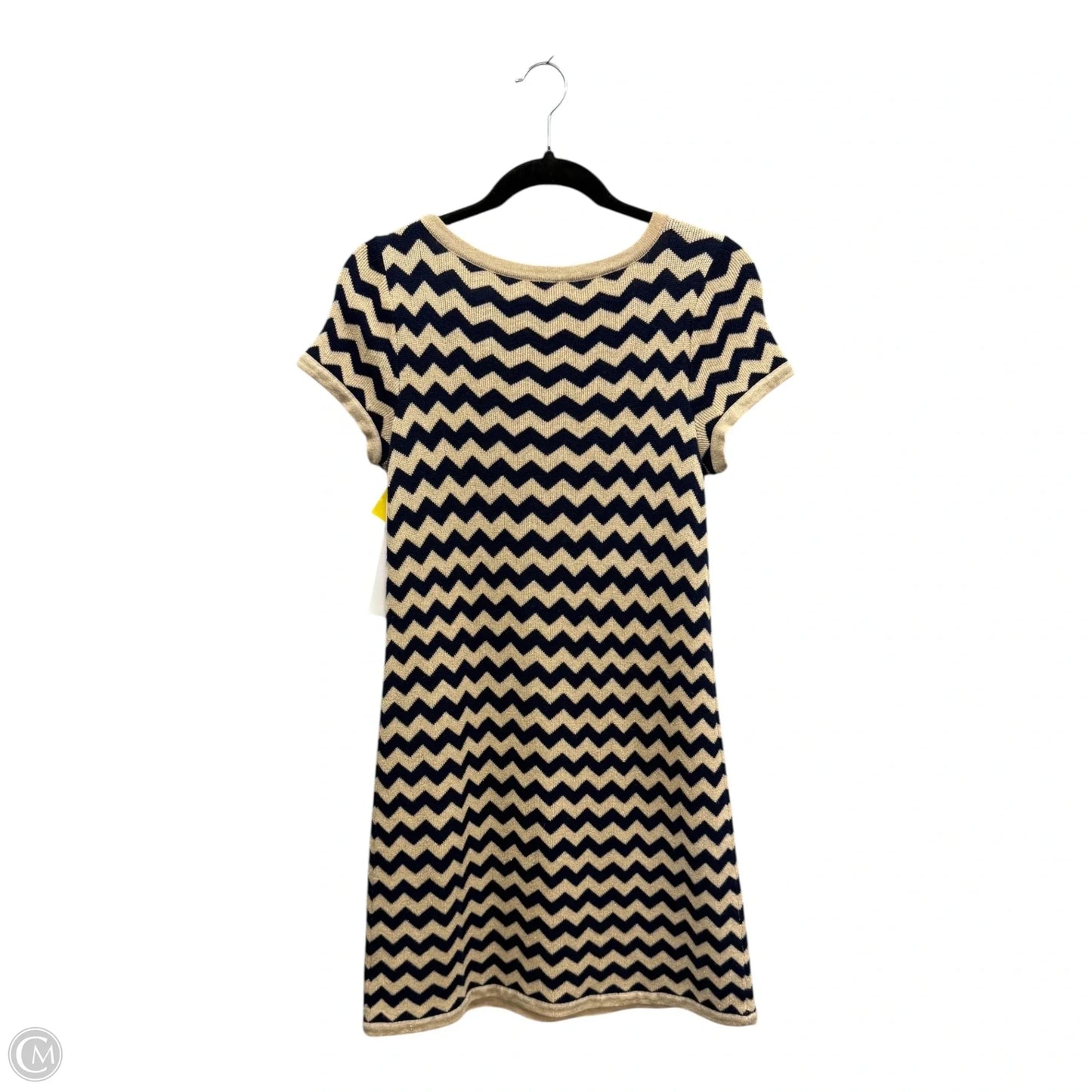 Dress Designer By Lilly Pulitzer In Blue & Gold, Size: M