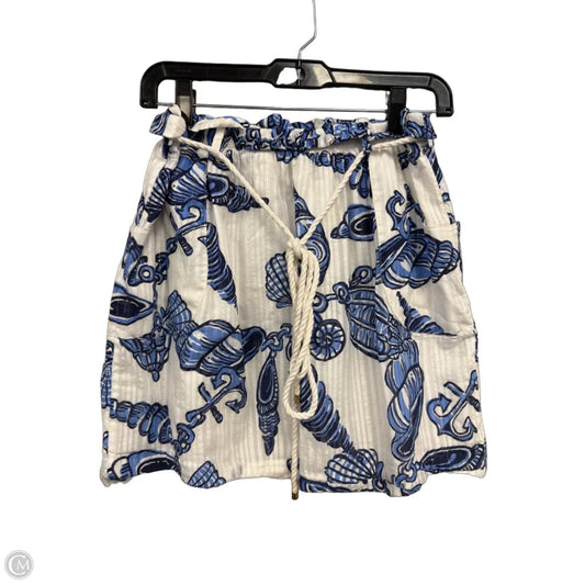 Skirt Designer By Lilly Pulitzer In Blue & White, Size: S
