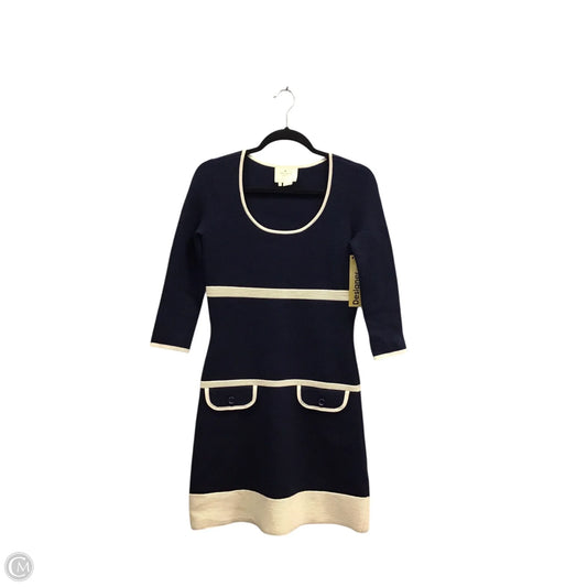 Dress Designer By Kate Spade In Black & Cream, Size: Xs