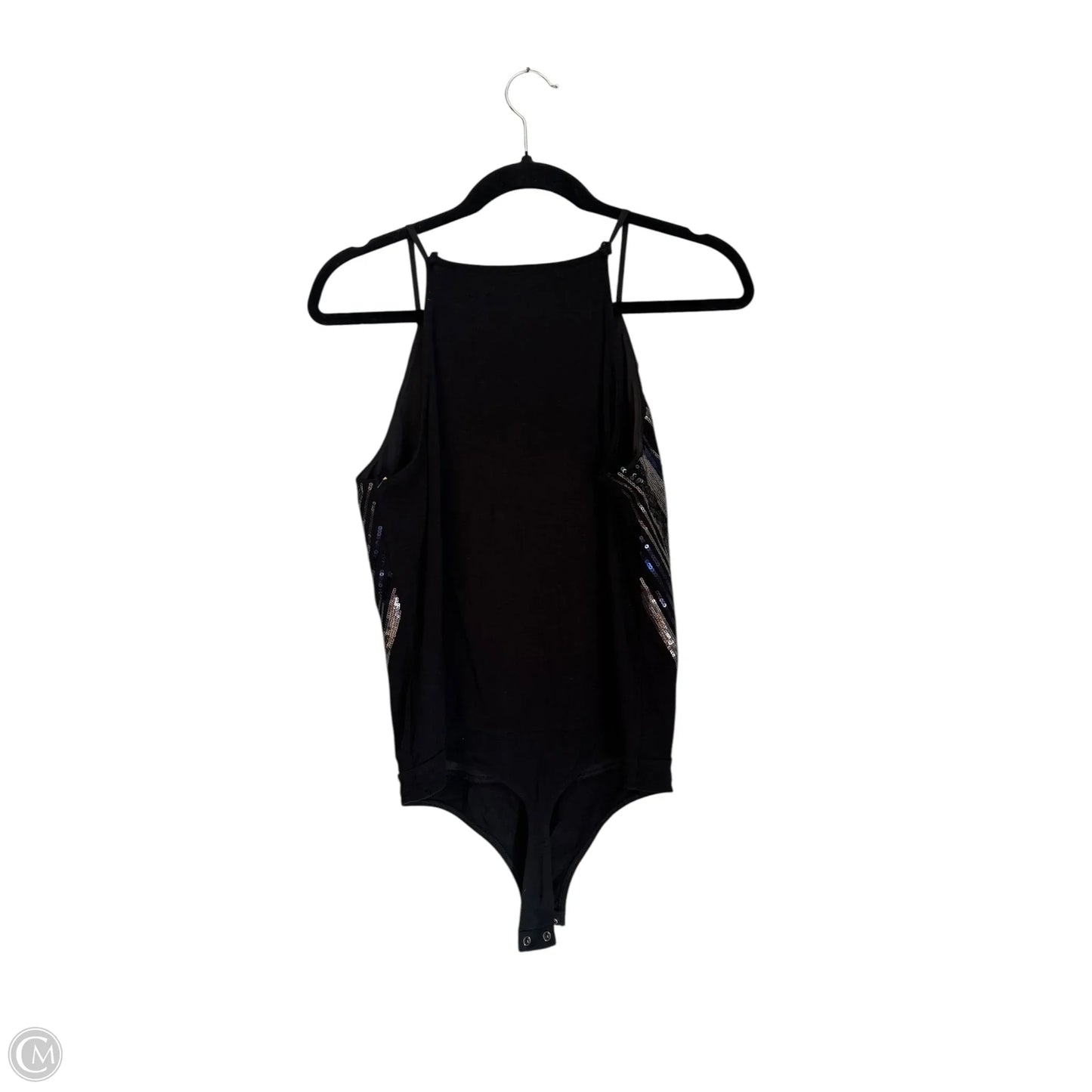 Top Sleeveless By Express In Black & Blue, Size: L