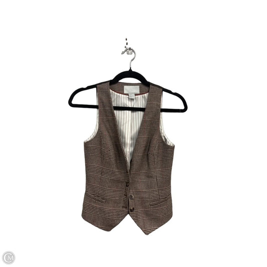 Vest Other By H&m In Brown & Tan, Size: 4