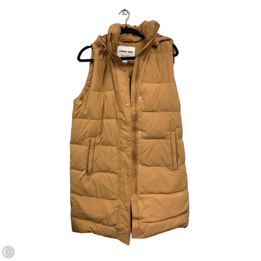 Vest Puffer & Quilted By Lands End In Tan, Size: S