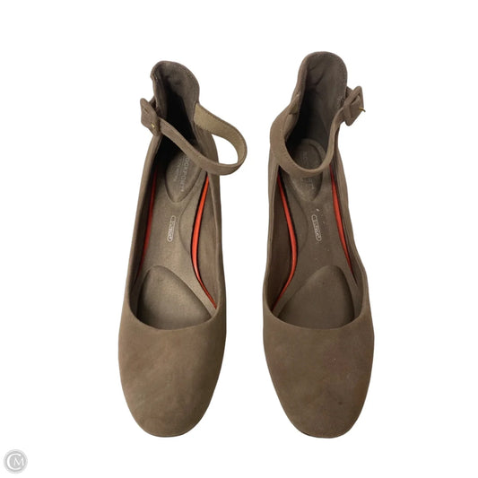 Shoes Heels Block By Rockport In Taupe, Size: 10