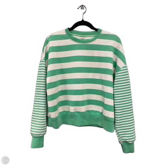 Sweatshirt Crewneck By As Revival In Green & White, Size: Xs