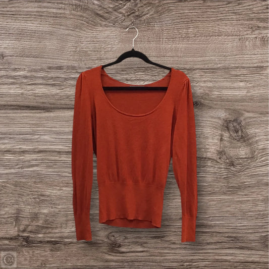 Sweater By Anthropologie In Orange, Size: S