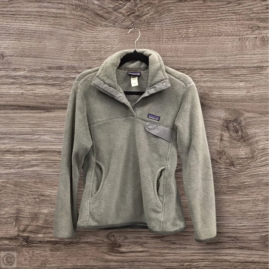 Jacket Fleece By Patagonia In Grey, Size: S