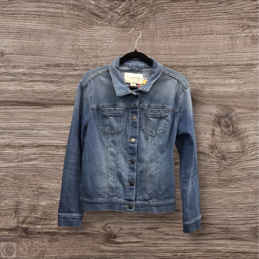Jacket Denim By Pilcro In Blue, Size: Xs