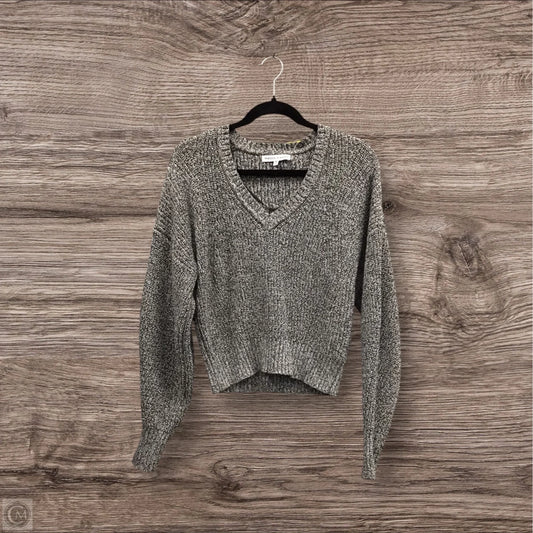 Sweater Designer By Rebecca Minkoff In Grey & White, Size: M