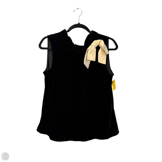 Top Sleeveless By J. Crew In Black, Size: M