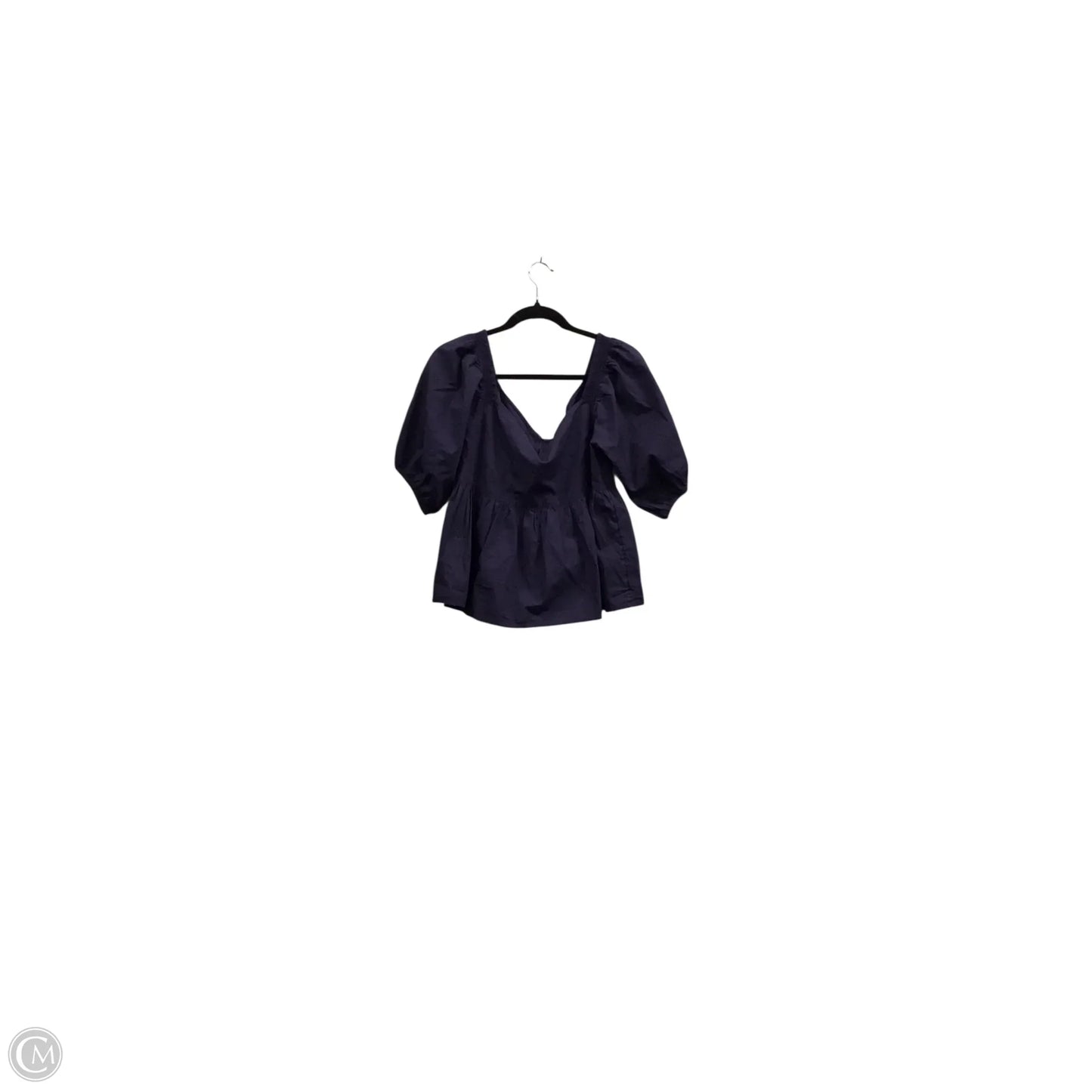 Top Short Sleeve By Free People In Blue, Size: L