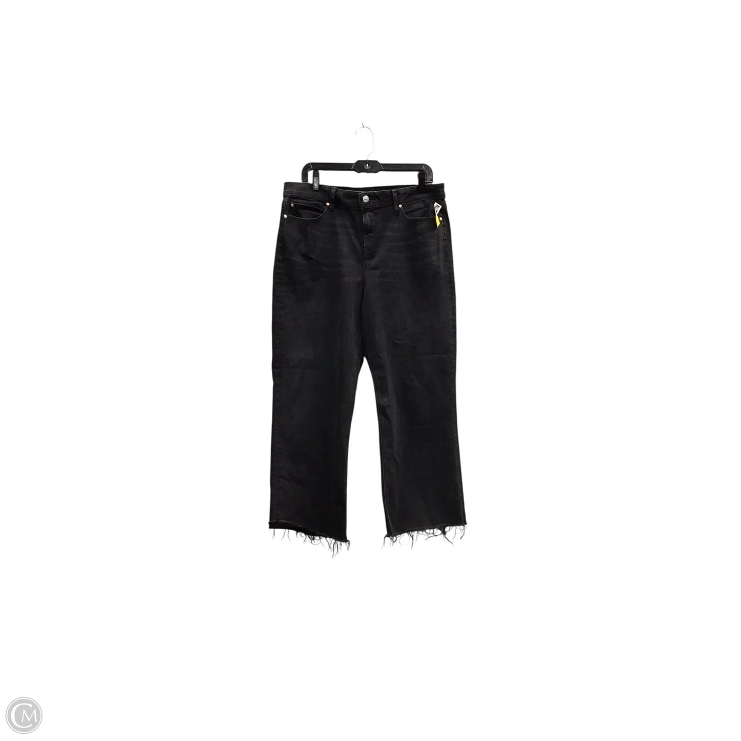 Jeans Wide Leg By Paige In Black, Size: 14
