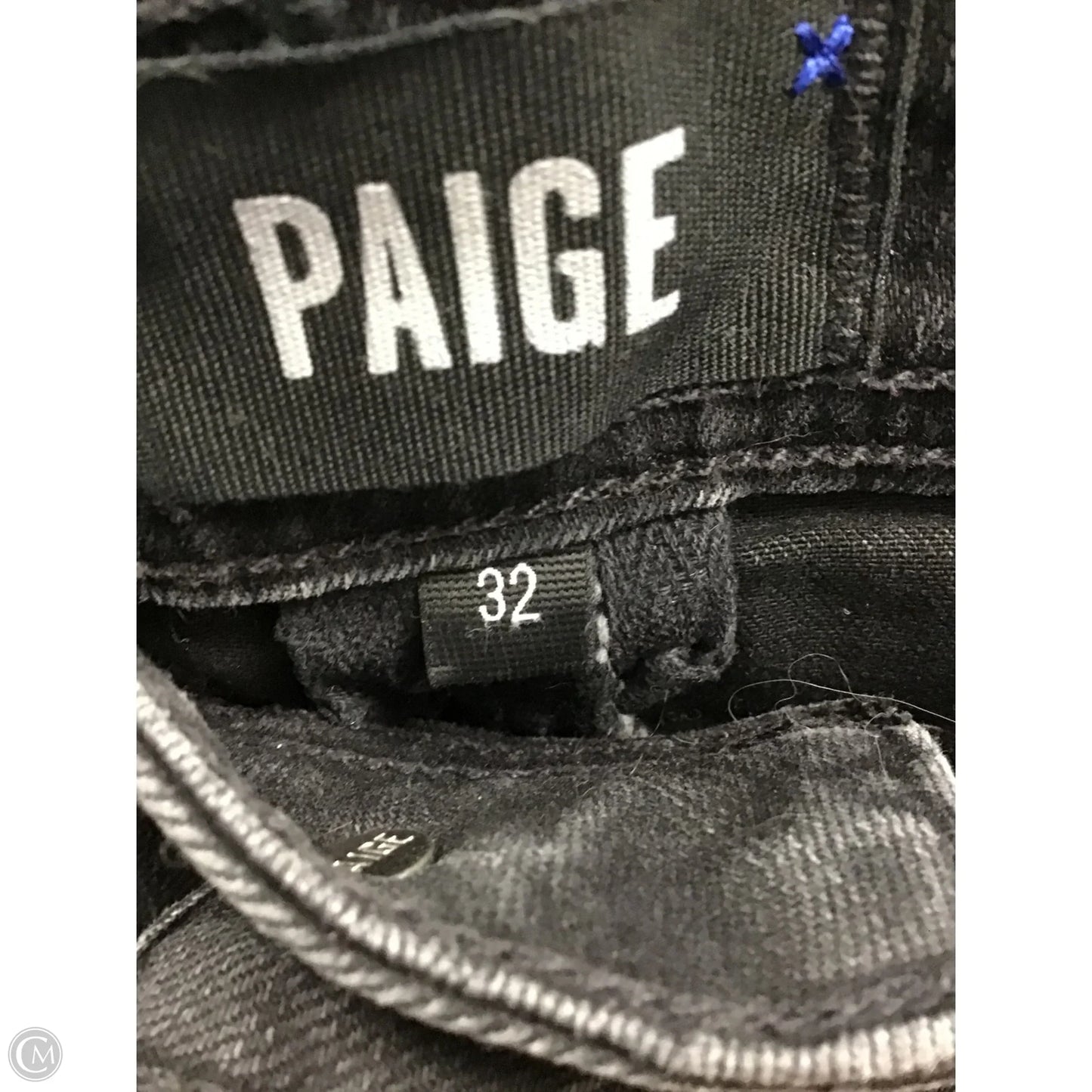 Jeans Wide Leg By Paige In Black, Size: 14