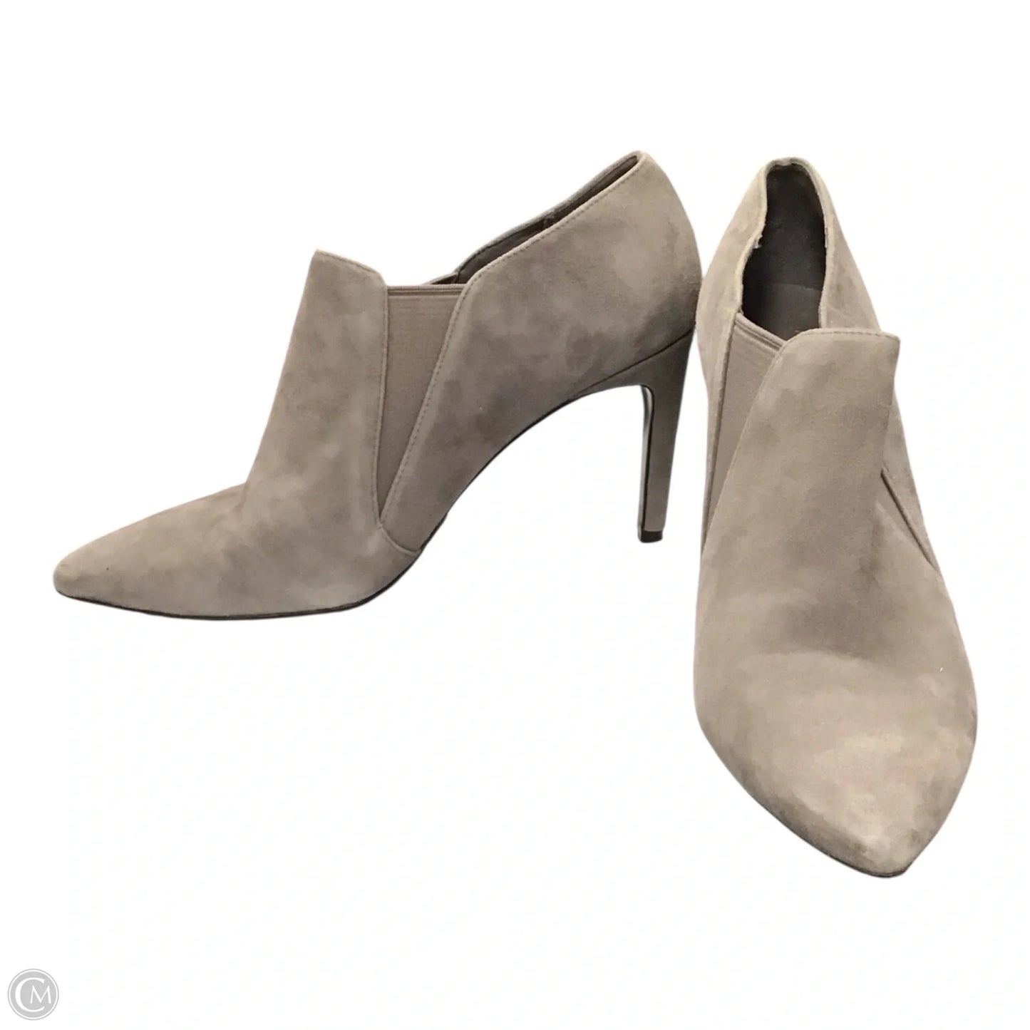 Boots Ankle Heels By Cole-haan In Grey, Size: 8.5