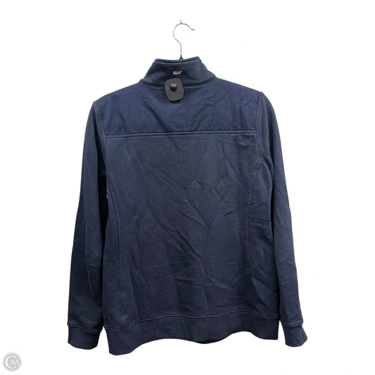 Sweatshirt Collar By Vineyard Vines In Blue, Size: S