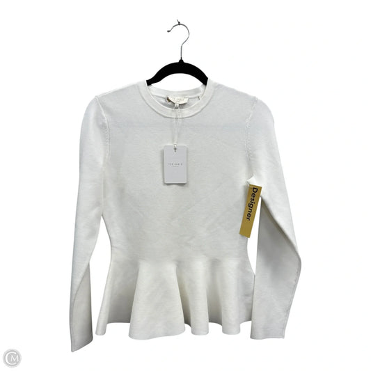 Sweater By Ted Baker In Cream, Size: 2