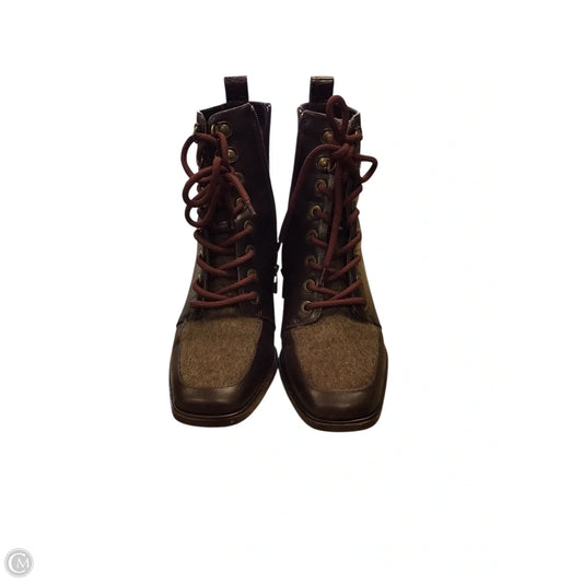 Boots Ankle Heels By Antonio Melani In Brown, Size: 8.5