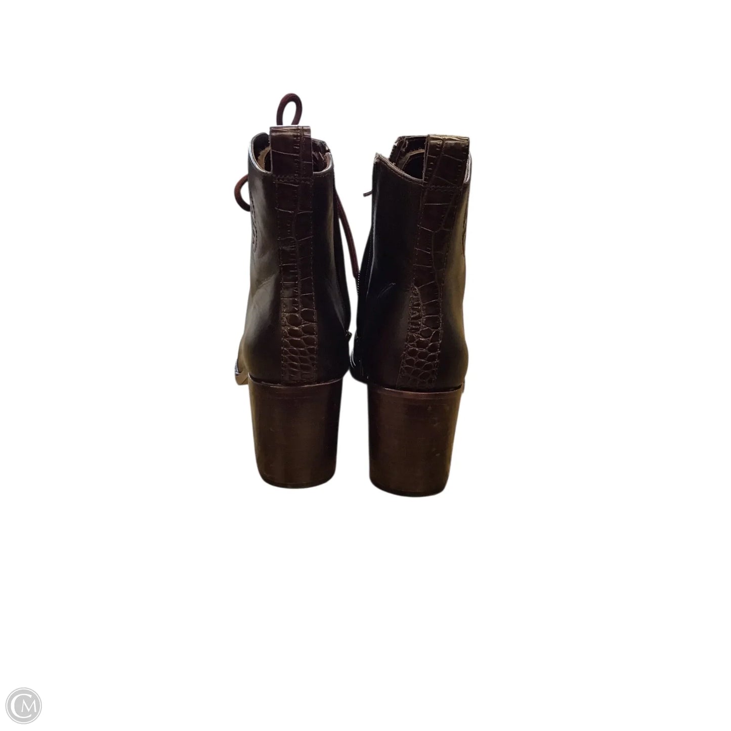 Boots Ankle Heels By Antonio Melani In Brown, Size: 8.5