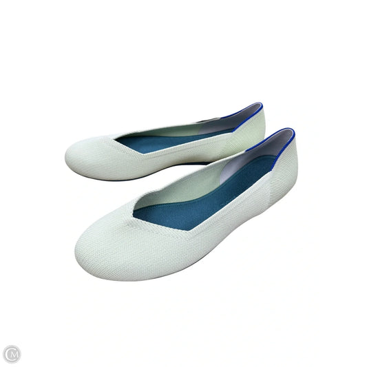 Shoes Flats By Rothys In Green, Size: 9.5