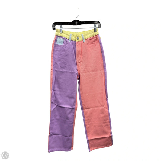 Jeans Wide Leg By Shein In Multi-colored, Size: Xs