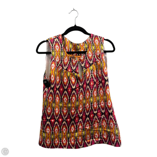 Top Sleeveless Designer By Tory Burch In Multi-colored, Size: 8