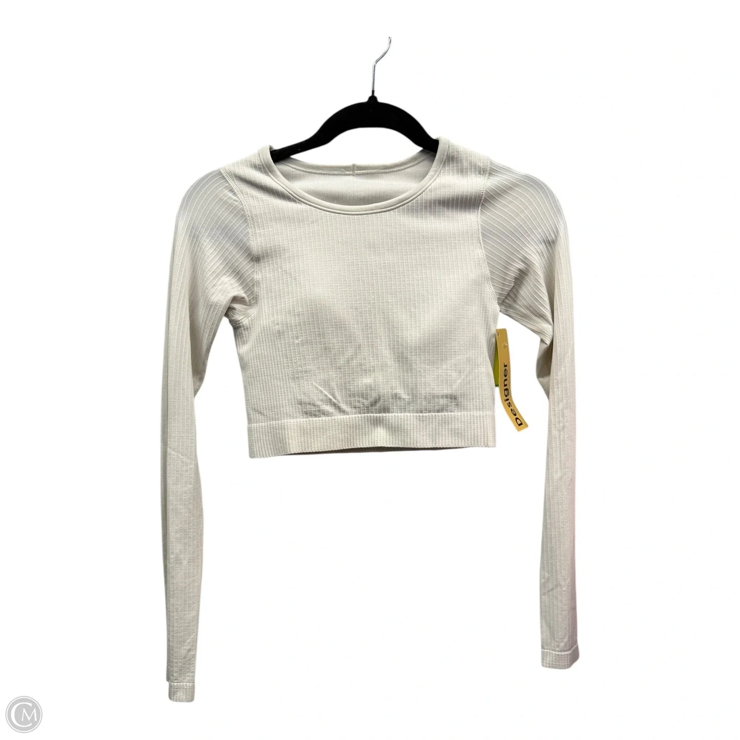 Athletic Top Long Sleeve Crewneck By Lululemon In Tan, Size: 4