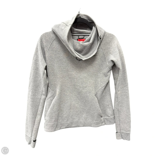 Sweatshirt Hoodie By Nike Apparel In Grey, Size: M