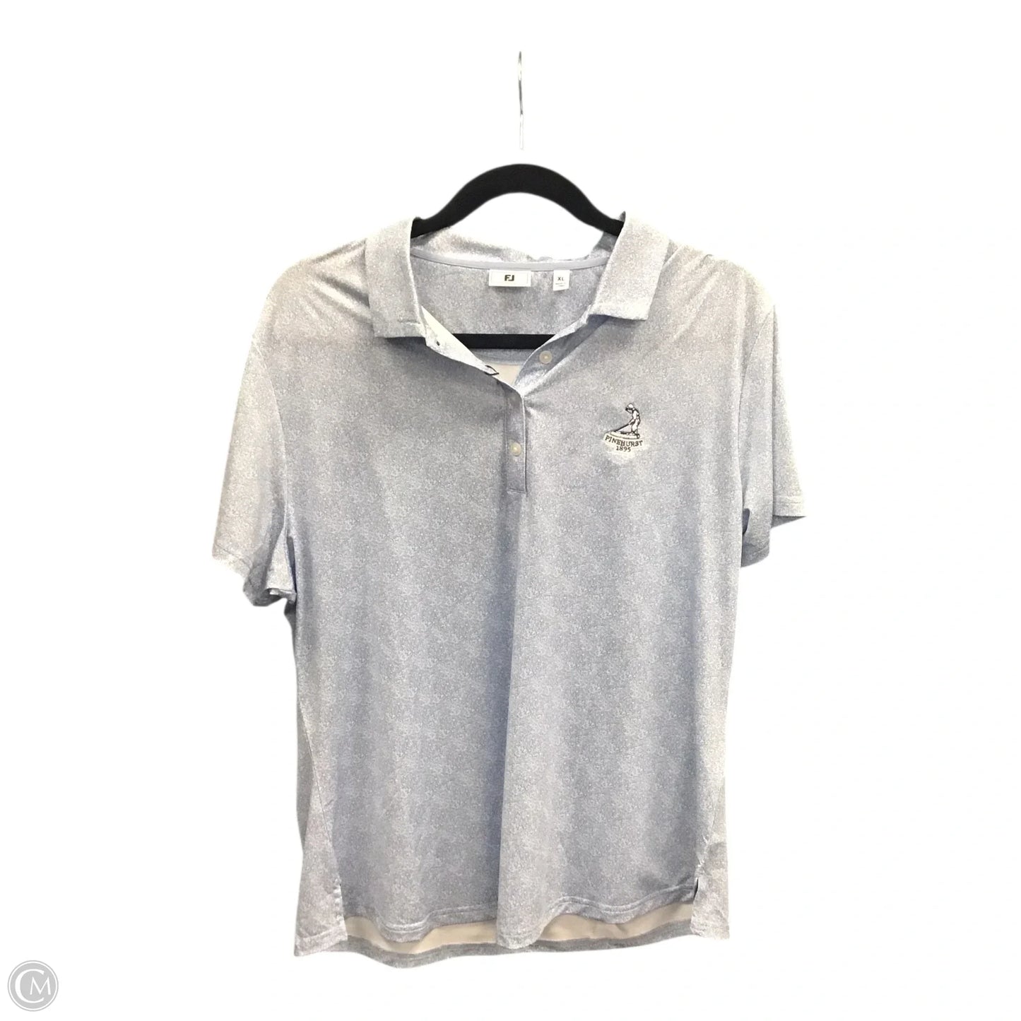 Athletic Top Short Sleeve By Clothes Mentor In Blue, Size: Xl