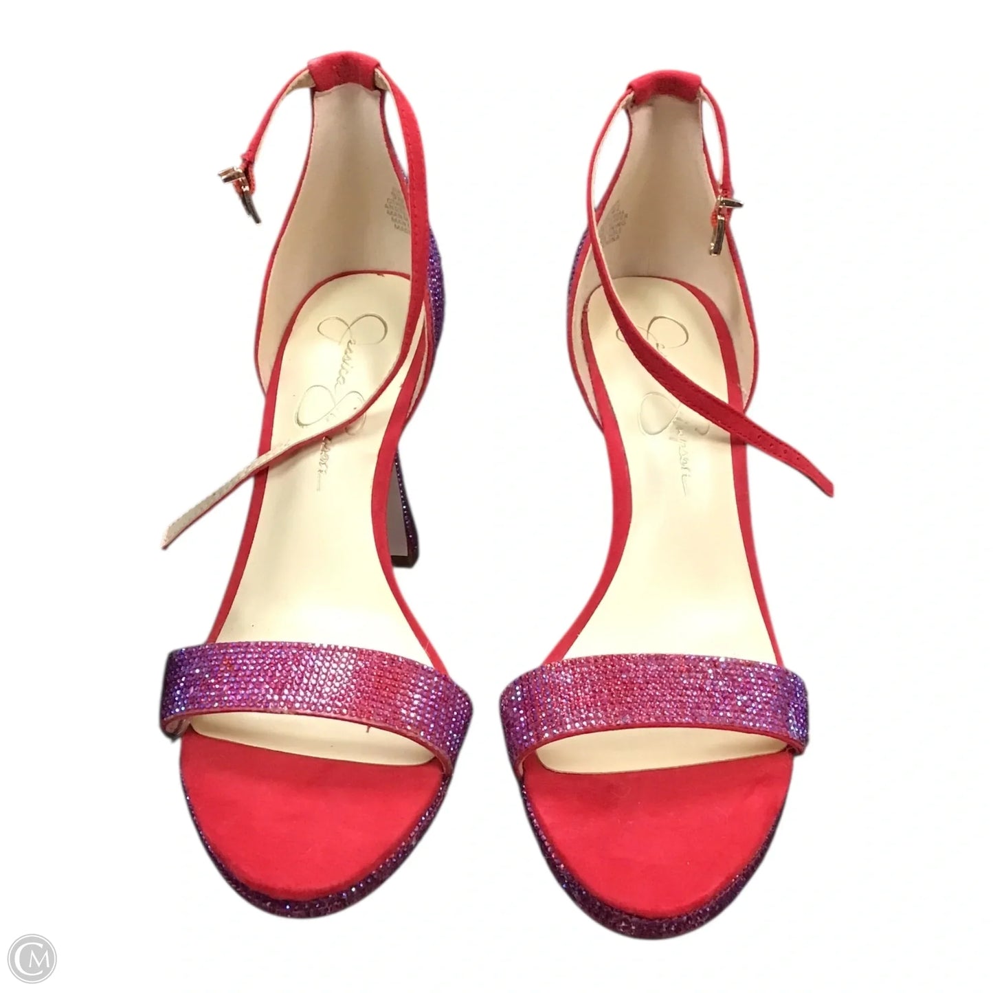 Shoes Heels Stiletto By Jessica Simpson In Red, Size: 9.5