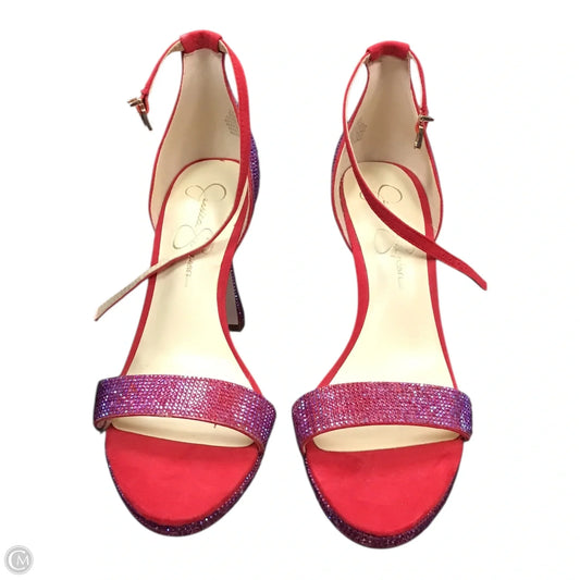 Shoes Heels Stiletto By Jessica Simpson In Red, Size: 9.5