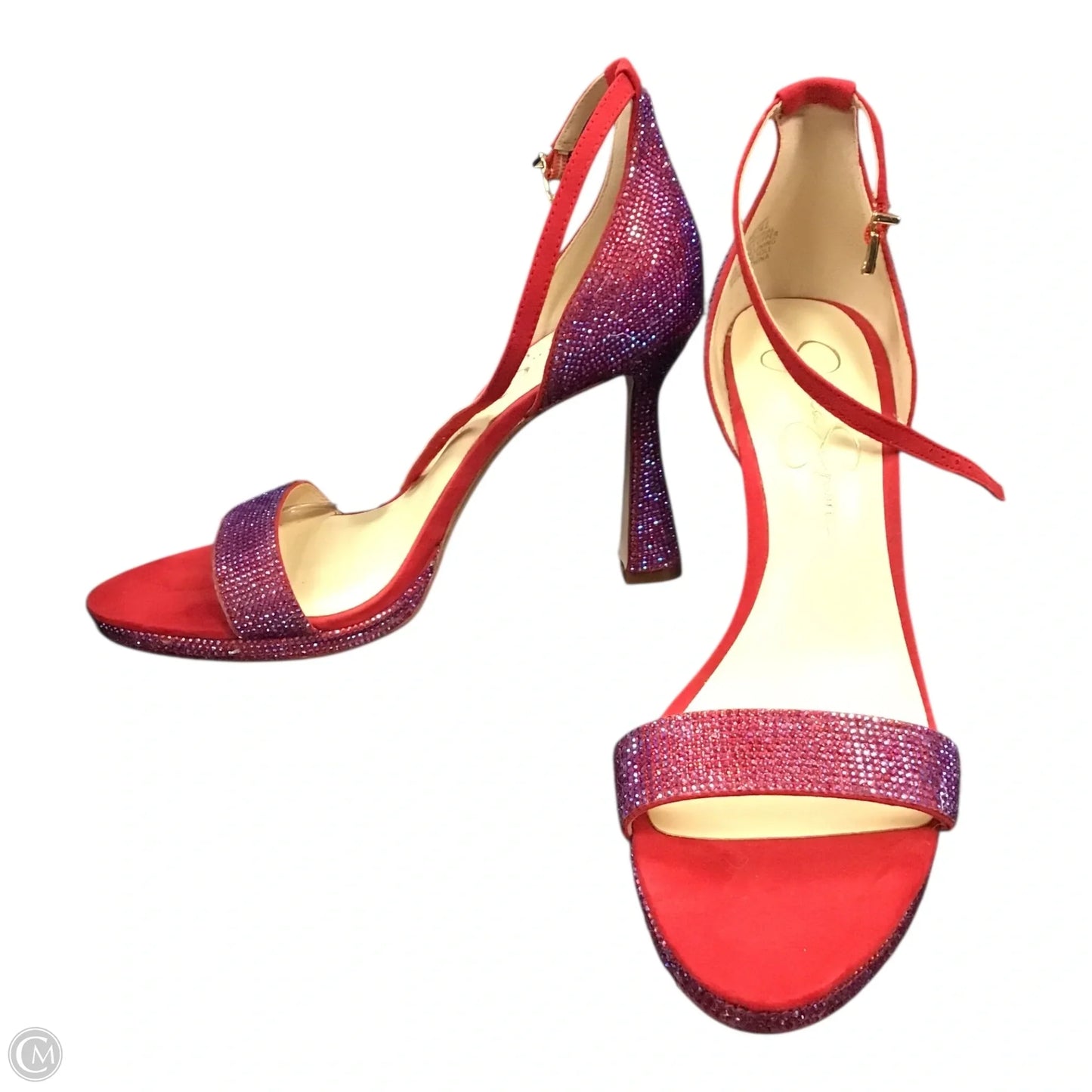 Shoes Heels Stiletto By Jessica Simpson In Red, Size: 9.5