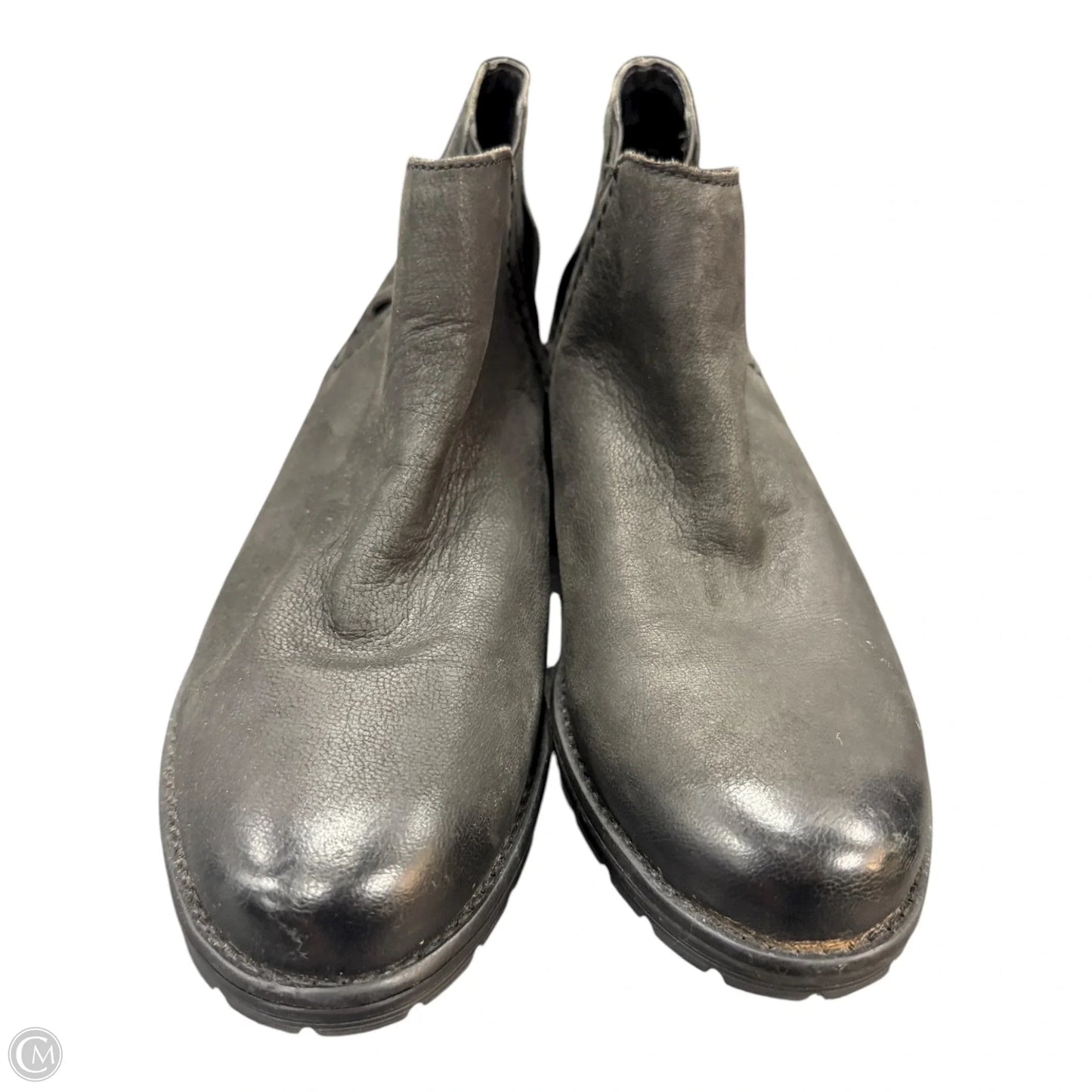 Boots Ankle Flats By Clarks In Black, Size: 5.5