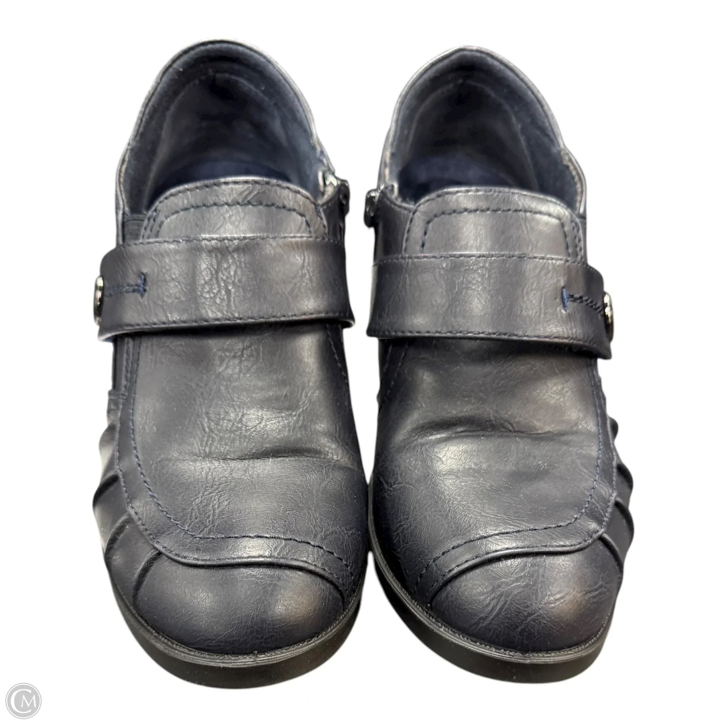 Shoes Heels Block By Easy Street In Blue, Size: 9.5