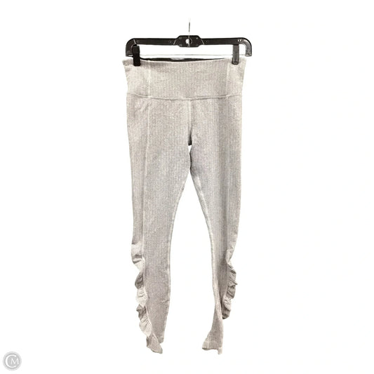 Athletic Leggings By Lululemon In Grey & White, Size: 6