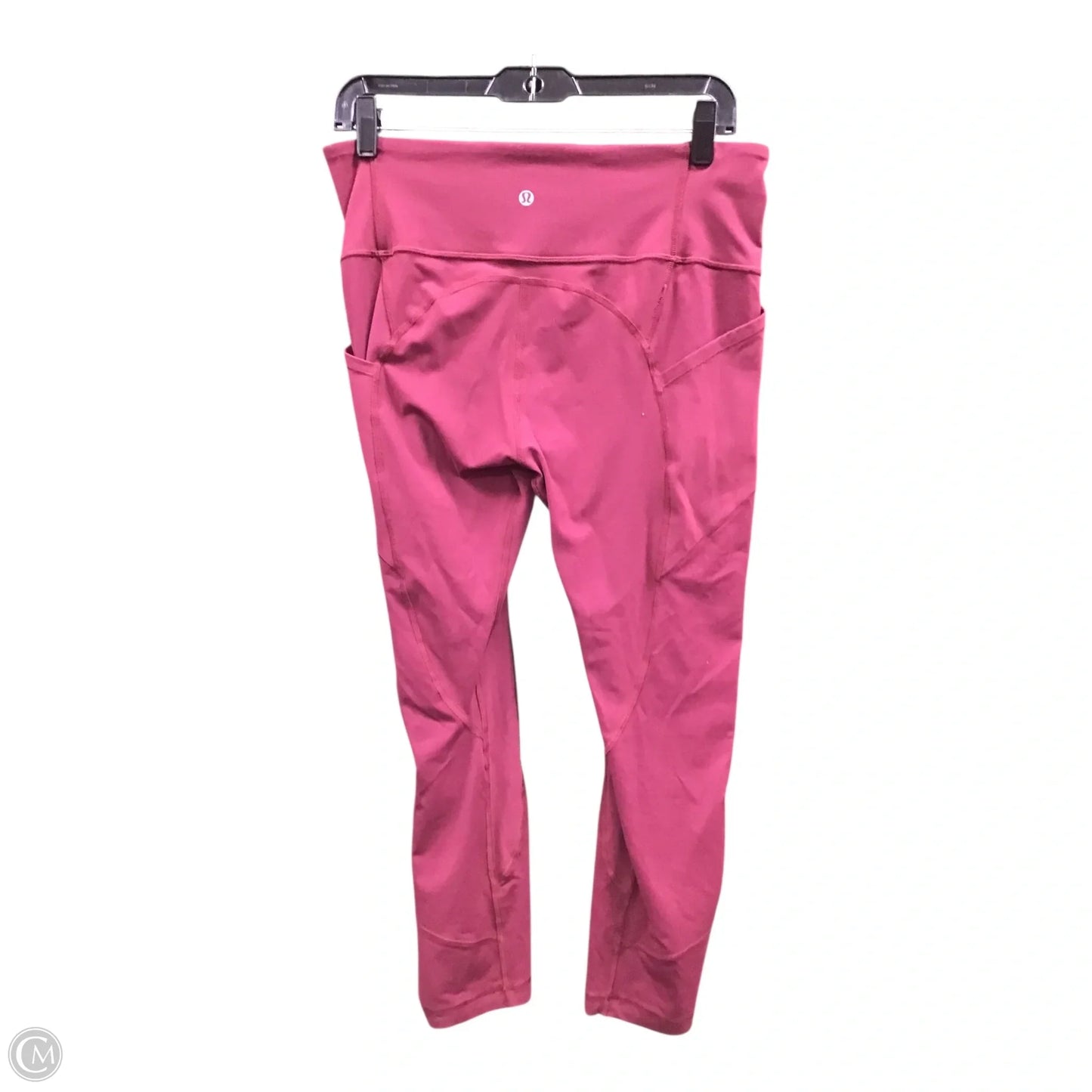 Athletic Leggings By Lululemon In Maroon, Size: 10