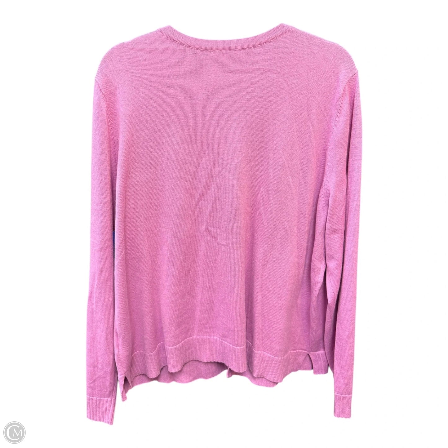 Cardigan By Isaac Mizrahi Live Qvc In Pink, Size: Xl