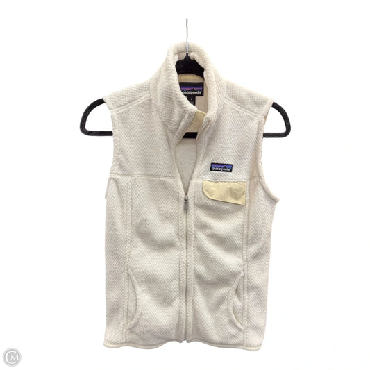 Vest Fleece By Patagonia In Cream, Size: S