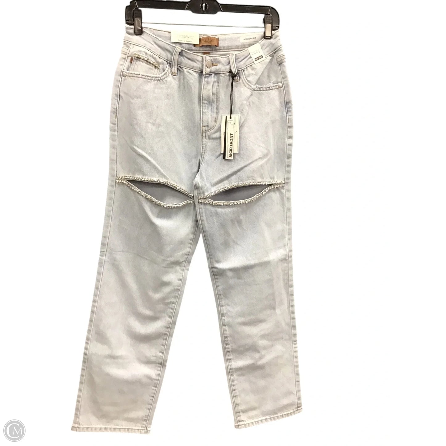 Jeans Straight By Judy Blue In Blue, Size: 4