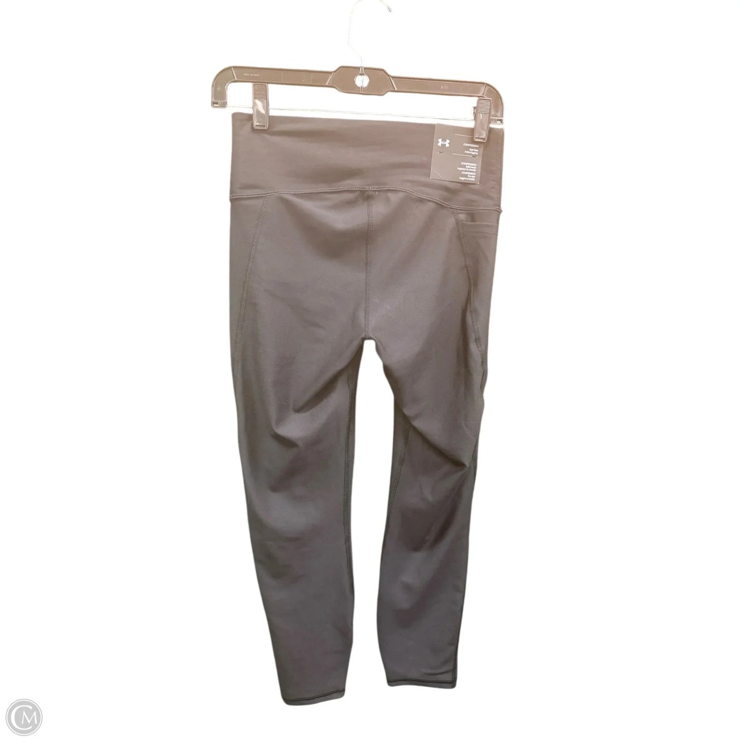 Athletic Leggings By Under Armour In Black, Size: M