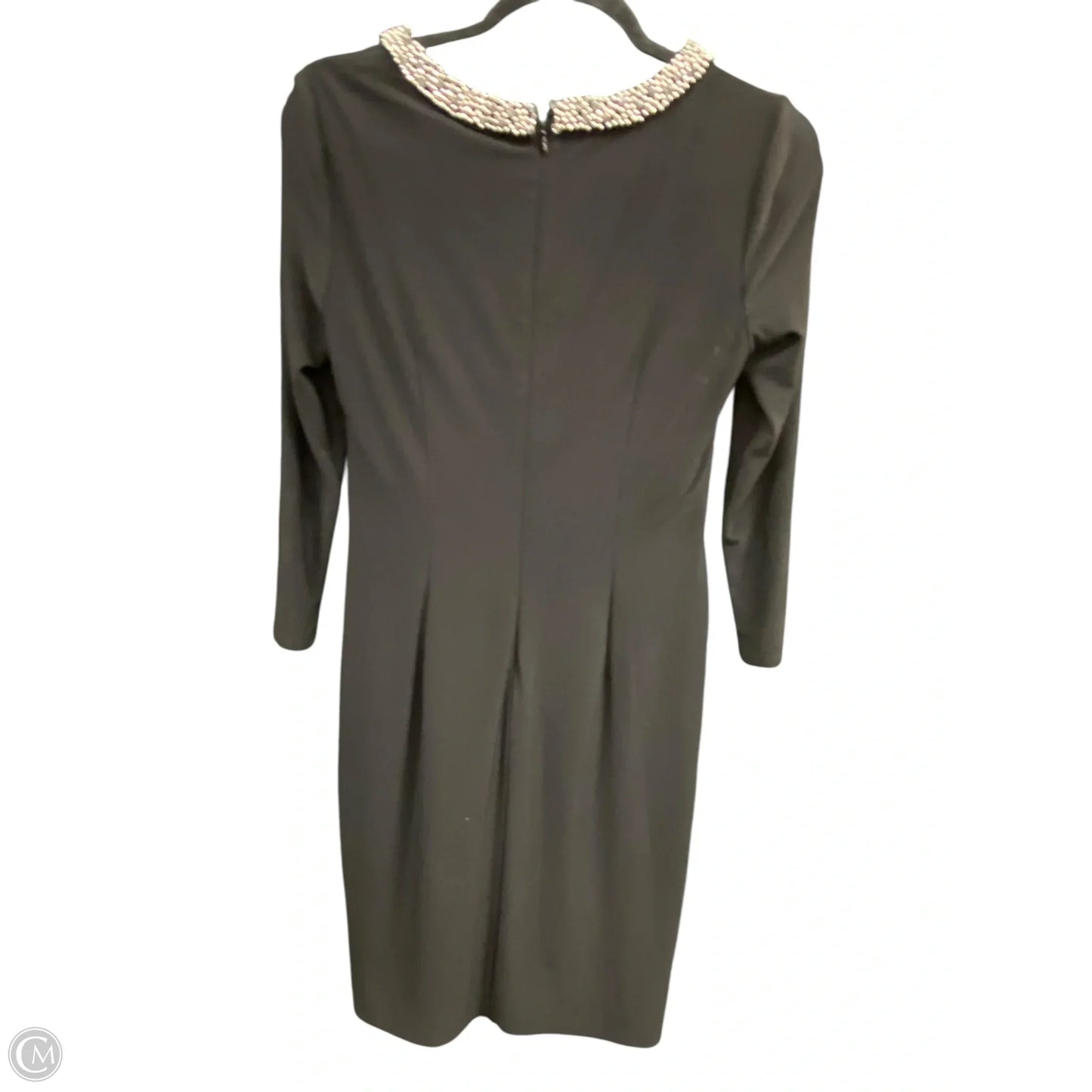 Dress Party Short By Anne Klein In Black & Silver, Size: 4