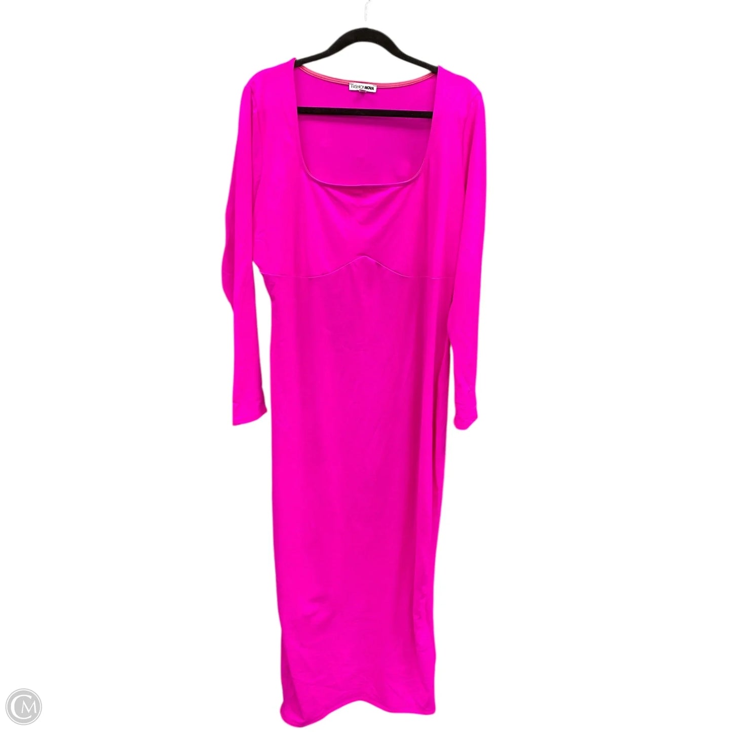 Dress Casual Maxi By Fashion Nova In Pink, Size: 2x